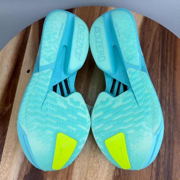 Adidas Adizero Adios Pro 4 Men\'s 13.5- Running Shoes Aqua Lucid Lemon JR1251 main image 8
